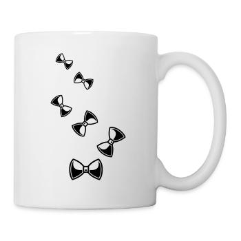 Nœud papillon Gentleman - Mug blanc - blanc - Droite