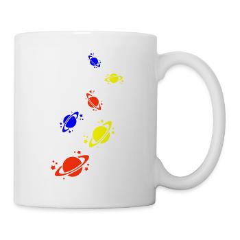 Saturn Icon icon - Mug - white - Right