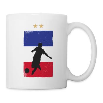 France Football Maillot de foot Drapeau Français - Mug blanc - blanc - Droite