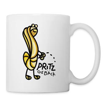 Gebäck spritzig - Tasse - Weiß - Rechts