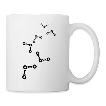 Bicycle Cycling Chain - Mug - white - Right