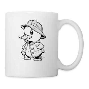 Dapper Duck - Ready for Adventure - Mug - white - Right