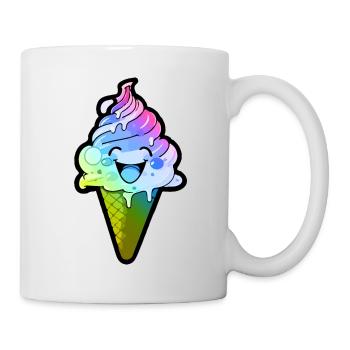 Ice Cream Comic Colorful - Mug - white - Right