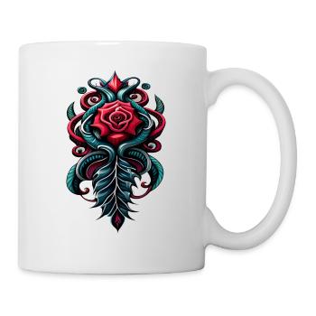DARK ROSE - Tasse - Weiß - Rechts