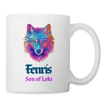 The Fenris Wolf, child of Loki - Mug - white - Right
