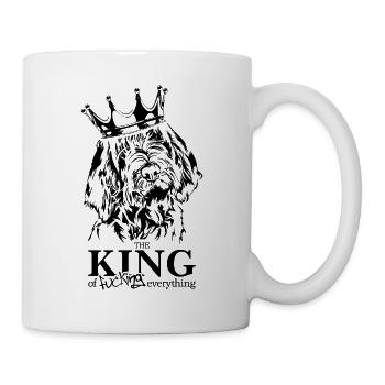 Spinone Italiano King Dog Saying Dogs Wilsigns - Mug - white - Right