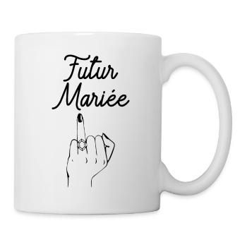 Future Mariée EVJF Femme Mariée EVJF Humour - Mug blanc - blanc - Droite