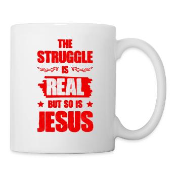 jesus bibel - Tasse - Weiß - Rechts