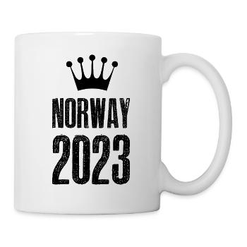 Norway 2023 Krone - Tasse - Weiß - Rechts
