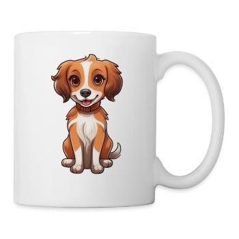 Hund Cartoon 2 - Tasse - Weiß - Rechts