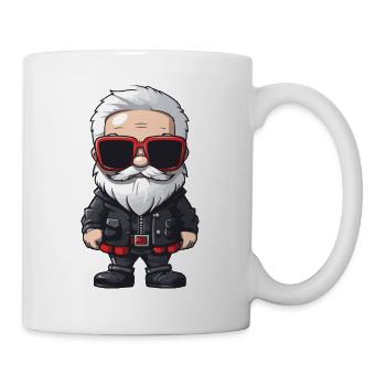 Weihnachtsmann Santa Comic - Tasse - Weiß - Rechts