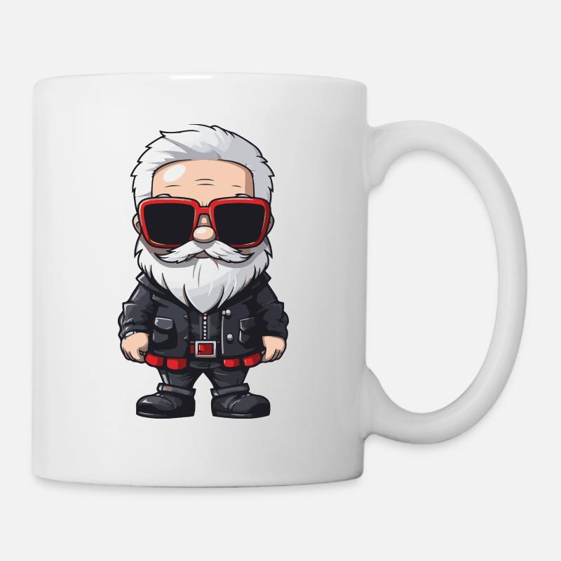 Weihnachtsmann Santa Comic - Tasse - Weiß