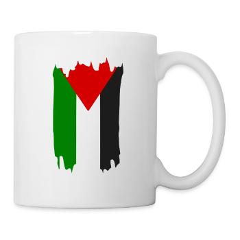 Free palestine - Mug blanc - blanc - Droite