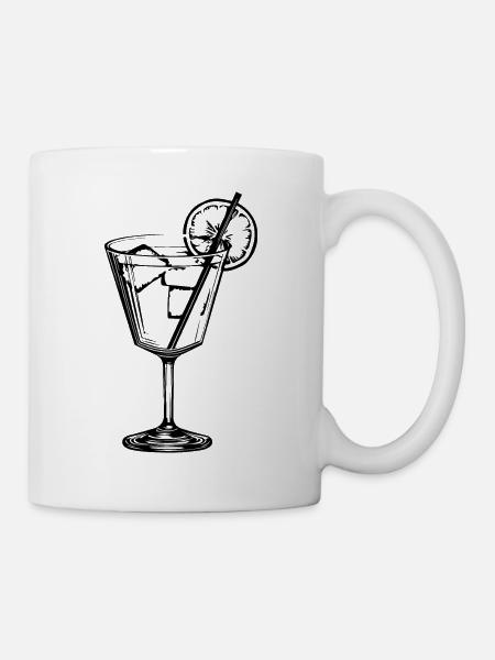 Limonade Drink Symbol - Tasse - Weiß