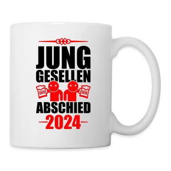 Enterrement de vie de garçon 2024 - Mug blanc - blanc - Droite