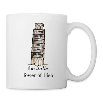 the italic Tower - Tasse - Weiß - Rechts
