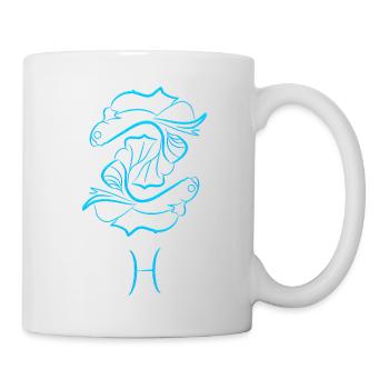 Fisch - Tasse - Weiß - Rechts