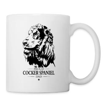 Cocker Spaniel Papa Chien Chien Wilsigns - Mug blanc - blanc - Droite