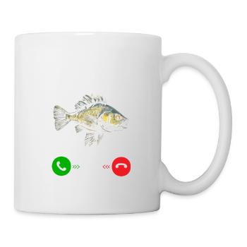 Lustiger Fih Fisch Meme Fisch Fih Lustiger falsch geschriebener Fisch - Tasse - Weiß - Rechts