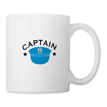 Kapitän - Tasse - Weiß - Rechts