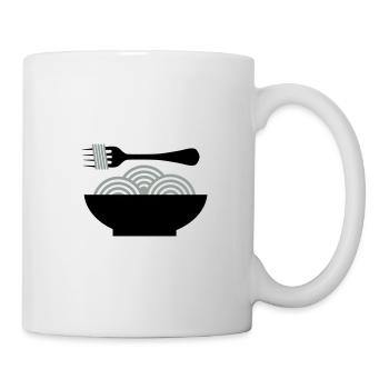 Spaghetti - Tasse - Weiß - Rechts