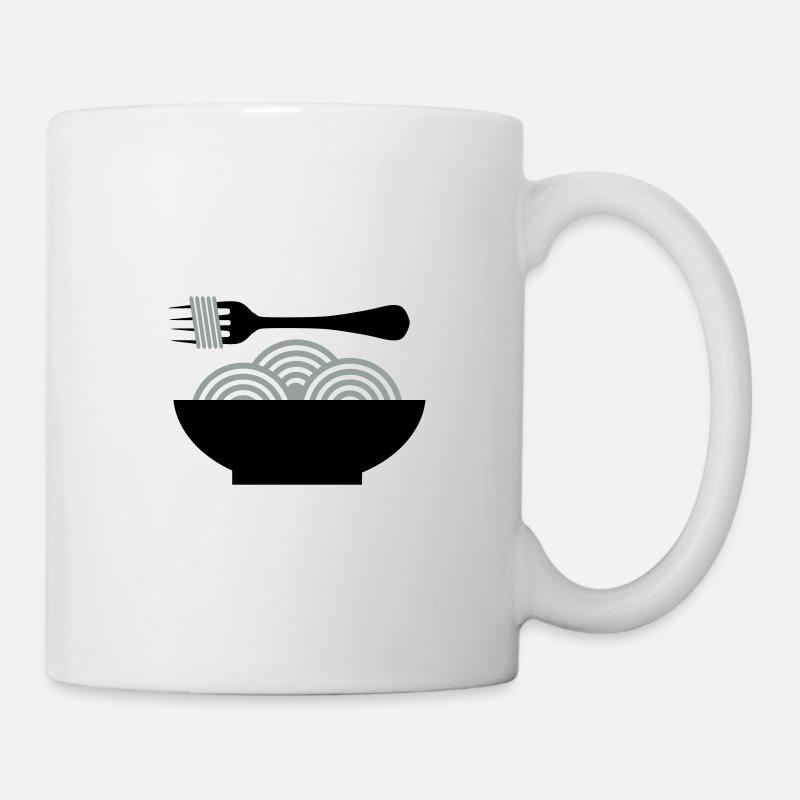 Spaghetti - Tasse - Weiß