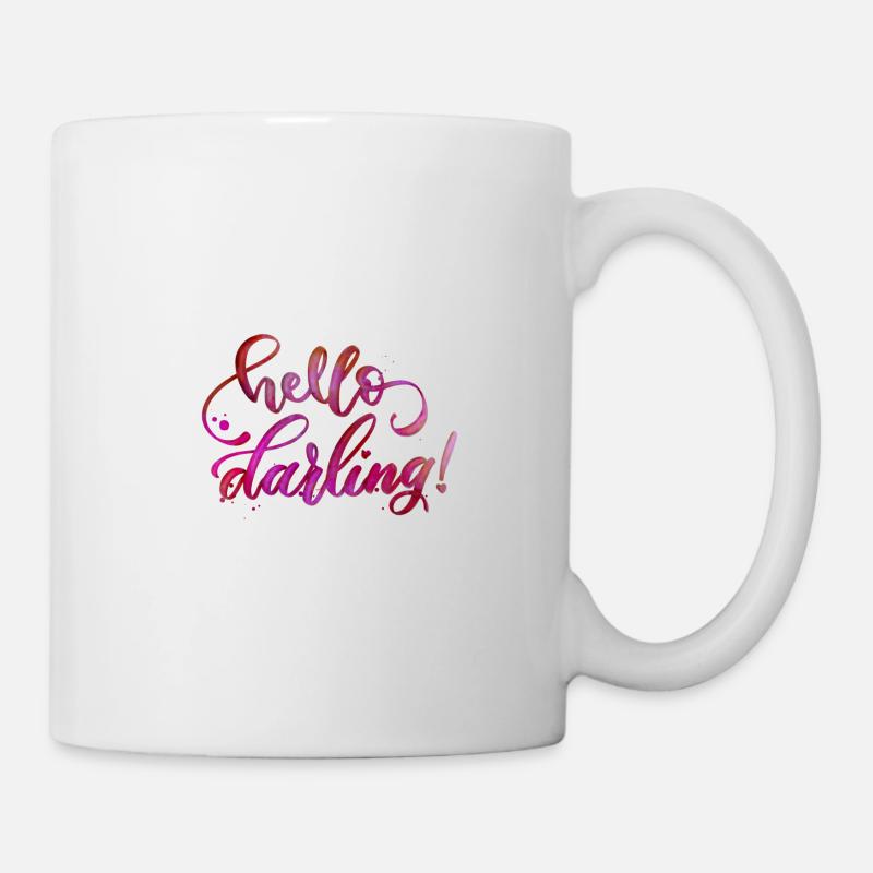 Hello Darling - Mug blanc - blanc