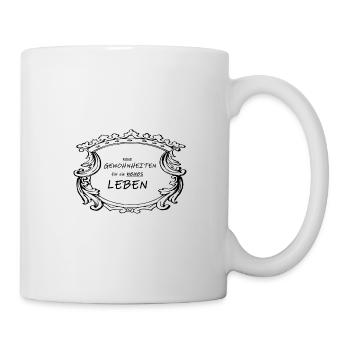 Gewohnheiten ändern, Spruch, Sprüche - Tasse - Weiß - Rechts