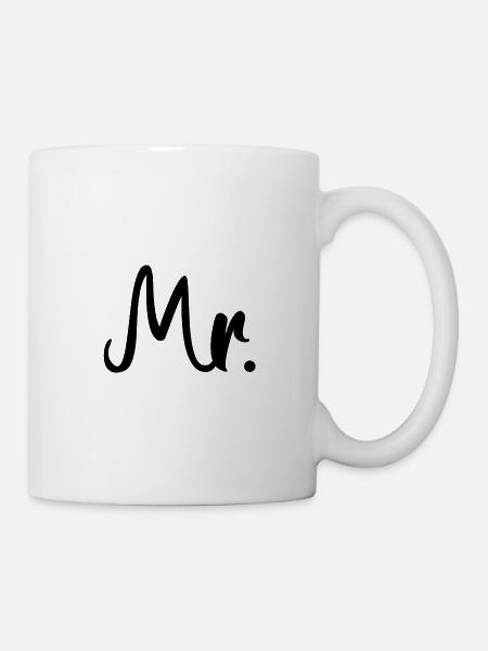 Idée cadeau Mr et Misses - Mug blanc - blanc