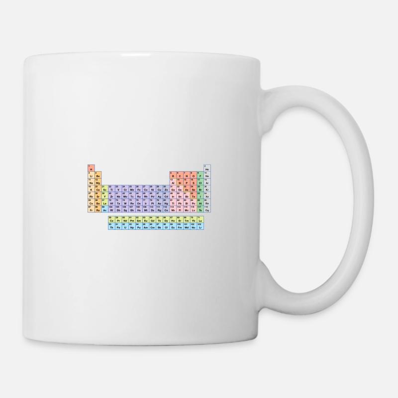 periodic table - Mug - white