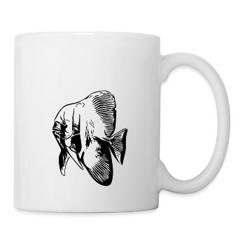 Batfish / Batfish / Couleurs vectorielles - Mug blanc - blanc - Droite