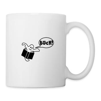 Buch - Tasse - Weiß - Rechts