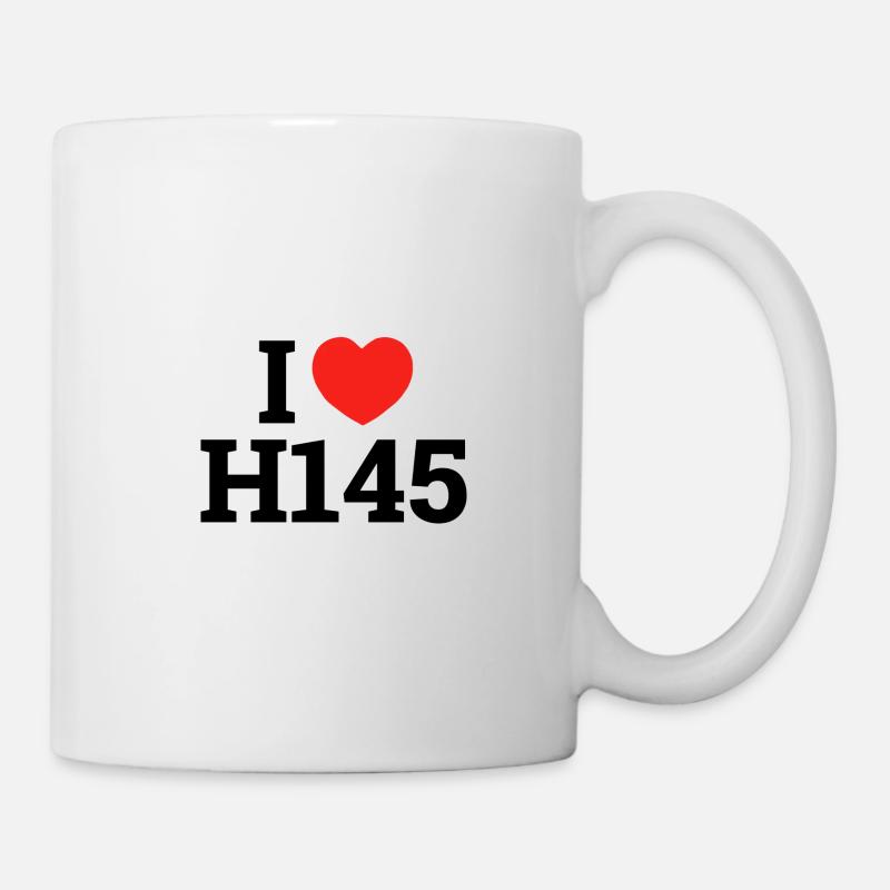 I love H145 - Tasse - Weiß