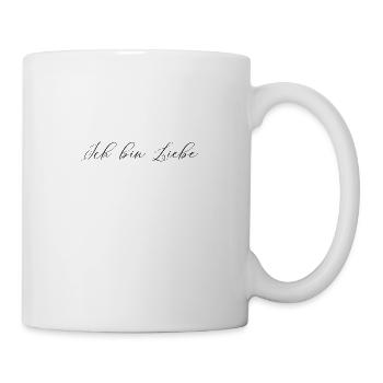 Ich bin Liebe - Tasse - Weiß - Rechts