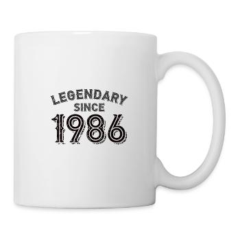 1986 Birthday Born Year 86 Celebration - Mug - white - Right
