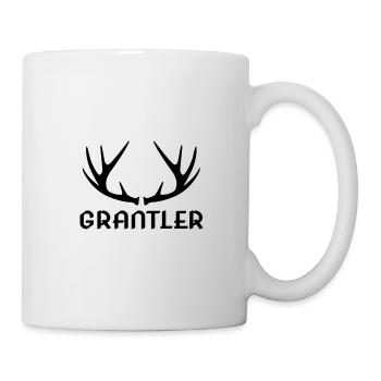 Bayrisch Grantler grantig Bayer Geschenk lustig - Tasse - Weiß - Rechts