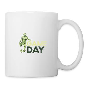 Rétro Citation Drôle Football Américain Touchdown-SAIS - Mug blanc - blanc - Droite