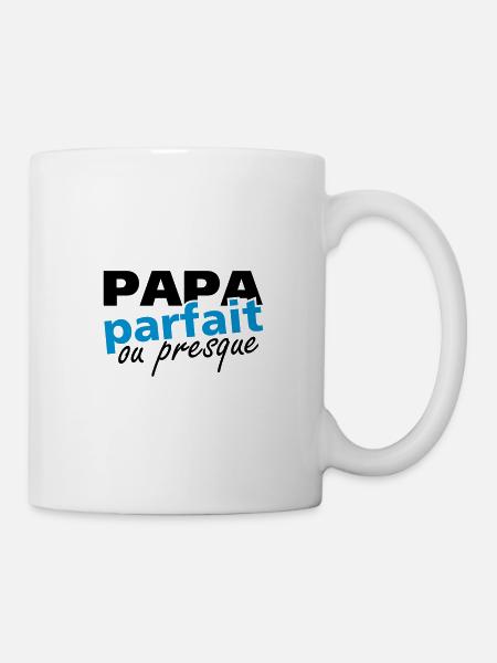 papa parfait ou presque - Mug blanc - blanc