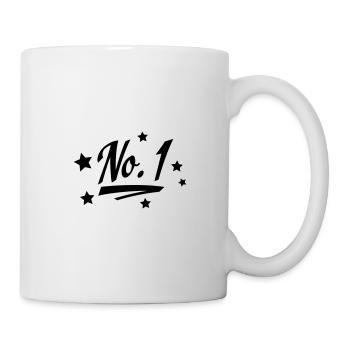 Nummer 1 - Tasse - Weiß - Rechts