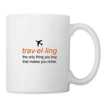 reisen - Tasse - Weiß - Rechts