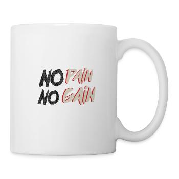No Pain No Gain - Mug - white - Right
