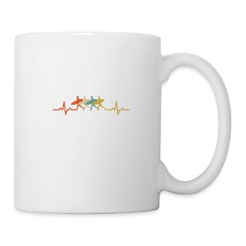 RETRO SURFER - Mug blanc - blanc - Droite
