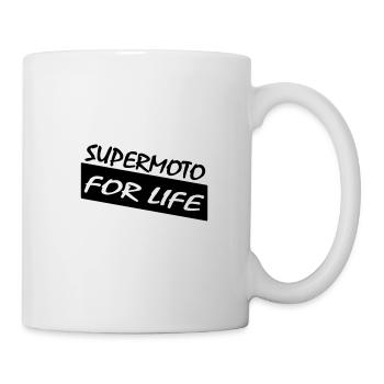 SUPERMOTO POUR LA VIE - Mug blanc - blanc - Droite