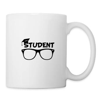 étudiant - Mug blanc - blanc - Droite