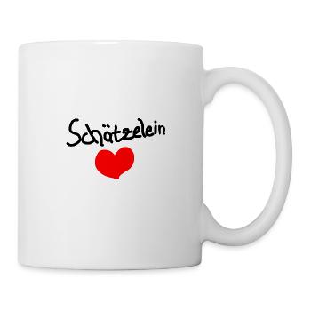 Schätzelein - Tasse - Weiß - Rechts