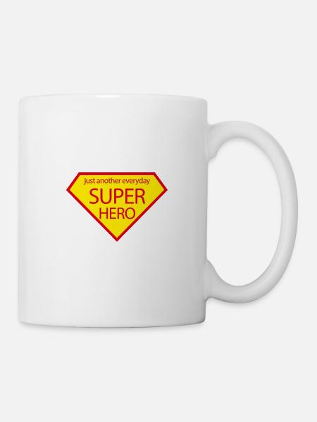 Just another everyday superhero - Mug - white