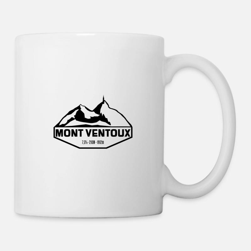 Mont Ventoux Slim Black Edition - Mug - white