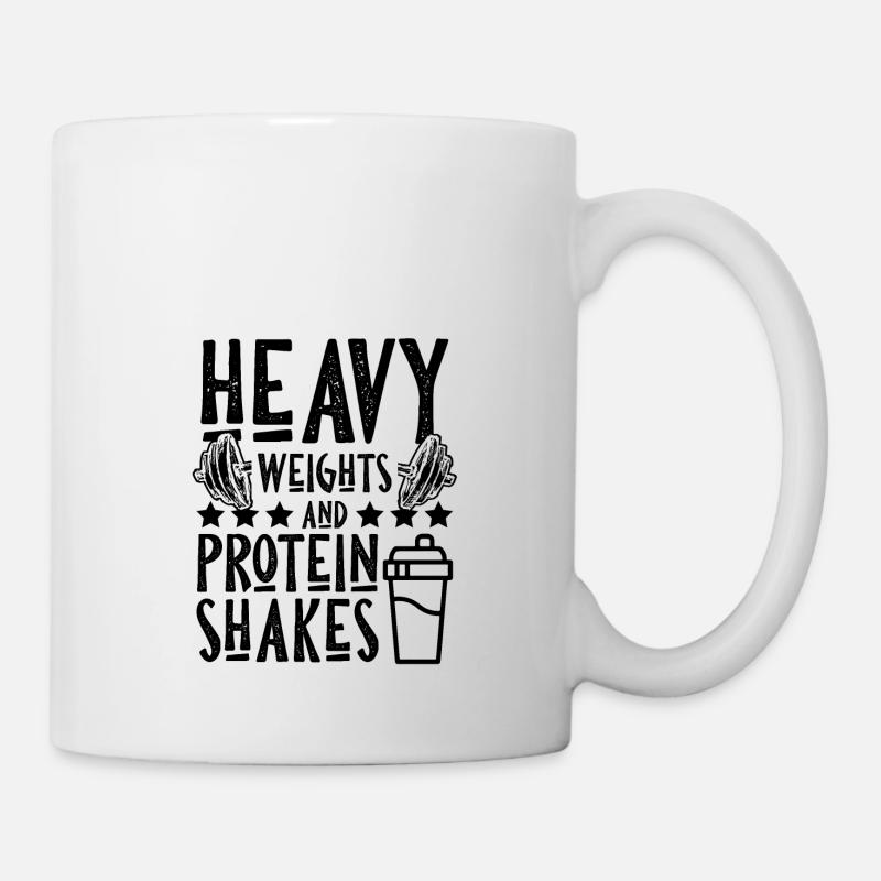 Gym protein - Tasse - Weiß