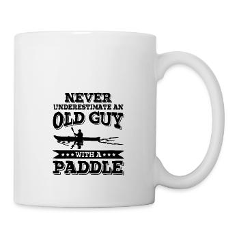 Canoe canoeing kayaking - Mug - white - Right