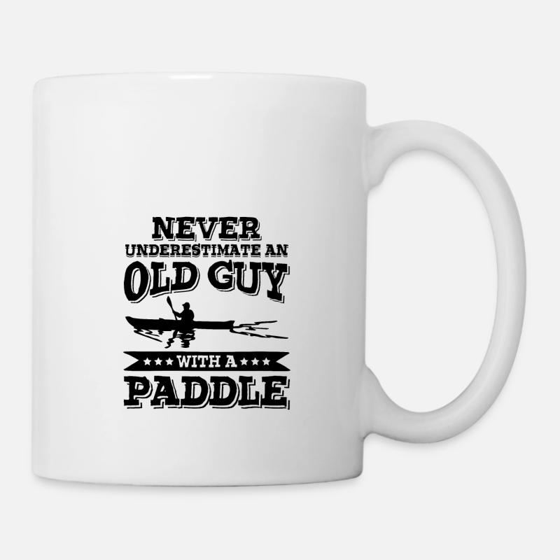 Canoe canoeing kayaking - Mug - white